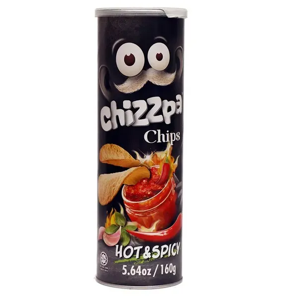 CHIZZPA POTATO CRISP HOT &amp; SPICY 160GM