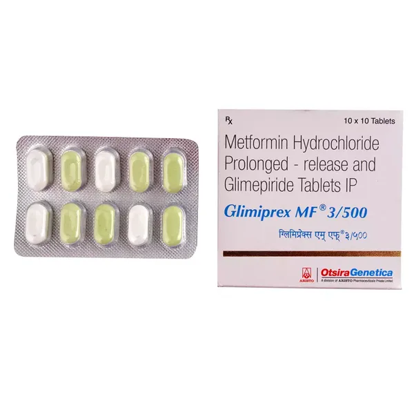 GLIMIPREX-MF 3/500MG 10TAB