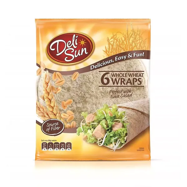 DELISUN SOFT FLOUR TORTILLAS WRAPS 360GM