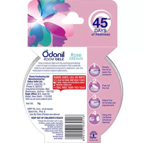 ODONIL NATURE R/FR GEL ROSE DREAMS 75GM