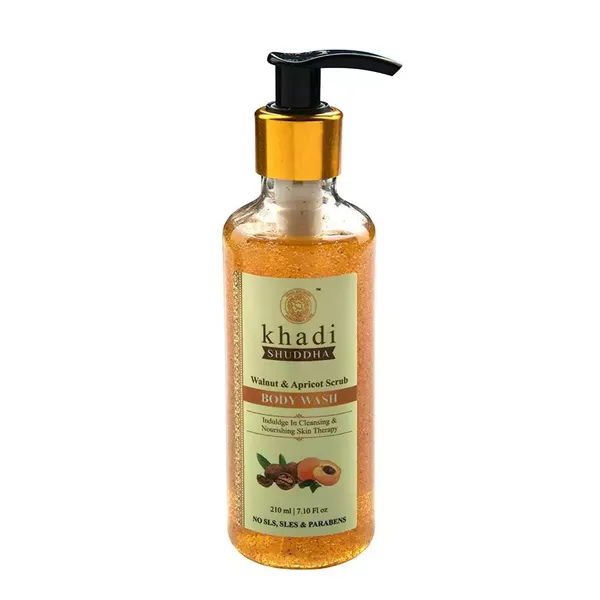 WALNUT &amp; APRICOT BODY SCRUB/WASH 210ML