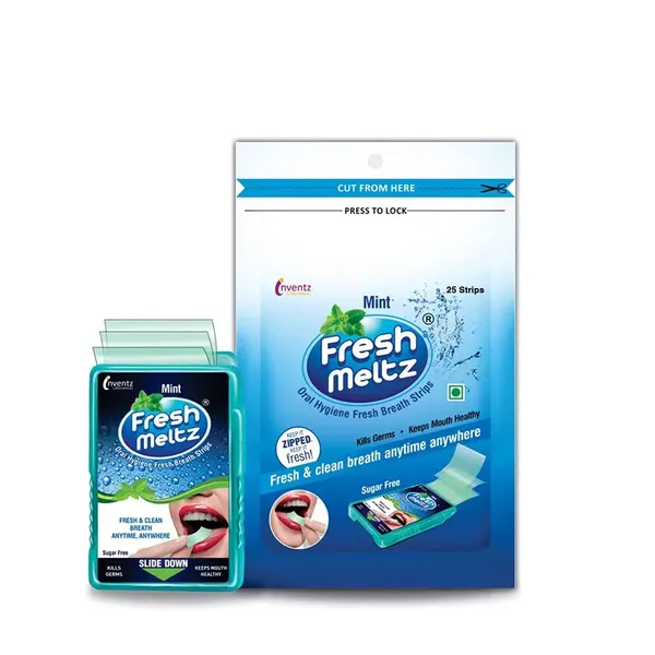 FRESH MELTZ ORAL BREATH STRIPS 1PC