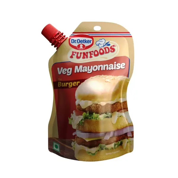 FUN FOODS VEG MAYONNAISE BURGER 100GM
