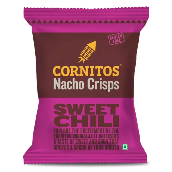 CORNITOS NACHO CHIPS THAI SW/CHILLI 70GM