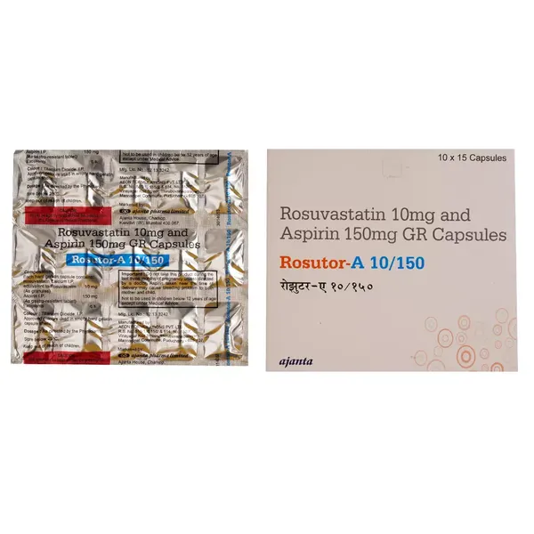 ROSUTOR-A 10/150MG 15CAP