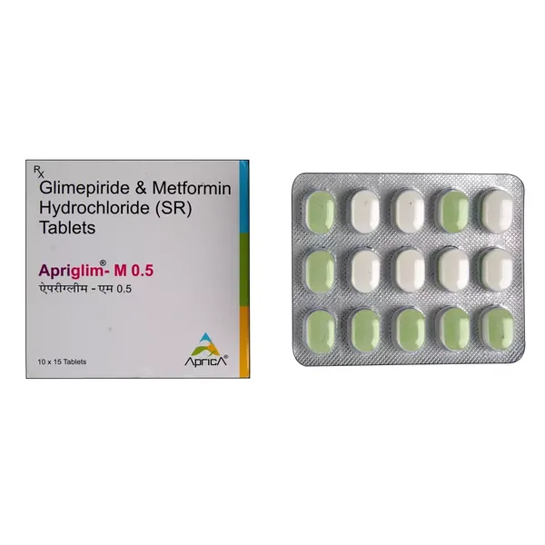 APRIGLIM-M 0.5MG 15TAB