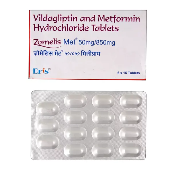 ZOMELIS-MET 50/850MG 15TAB