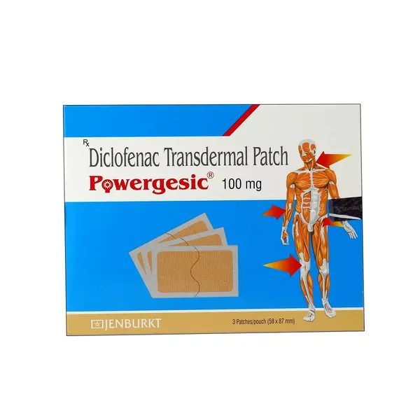 POWERGESIC 100MG PATCH 3PC