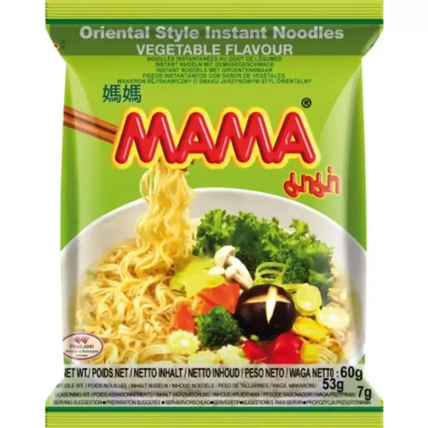 MAMA NOODLES VEGETABLE FLAVOUR 60GM