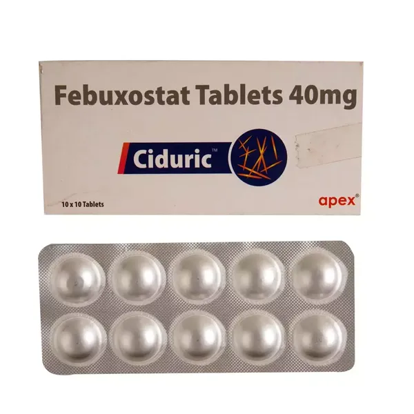 CIDURIC 40MG 10TAB