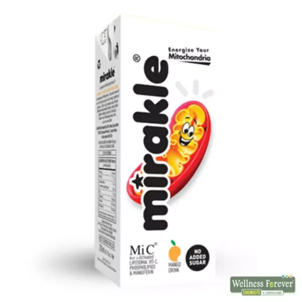 MIRAKLE DRINK VITAMIN C  NO SUGAR 200ML
