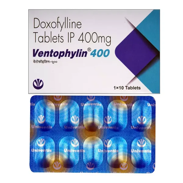 VENTOPHYLIN 400MG 10TAB