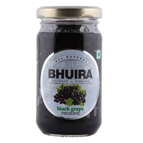 BHUIRA JAM BLACK GRAPE PRESERVE 240GM