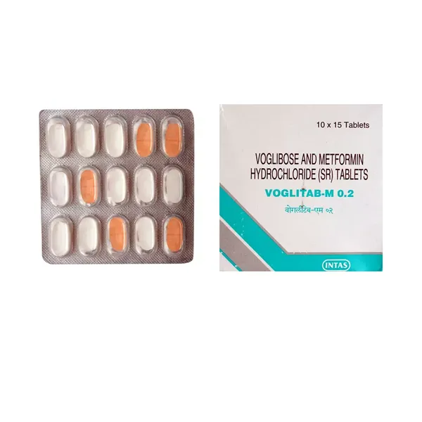VOGLITAB-M 0.2MG 15TAB