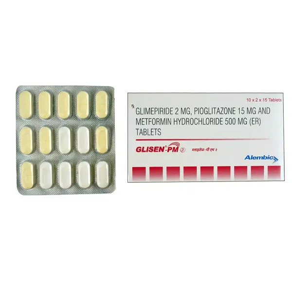 GLISEN-PM 2MG 15TAB