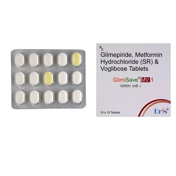 GLIMISAVE-MV 1MG 15TAB