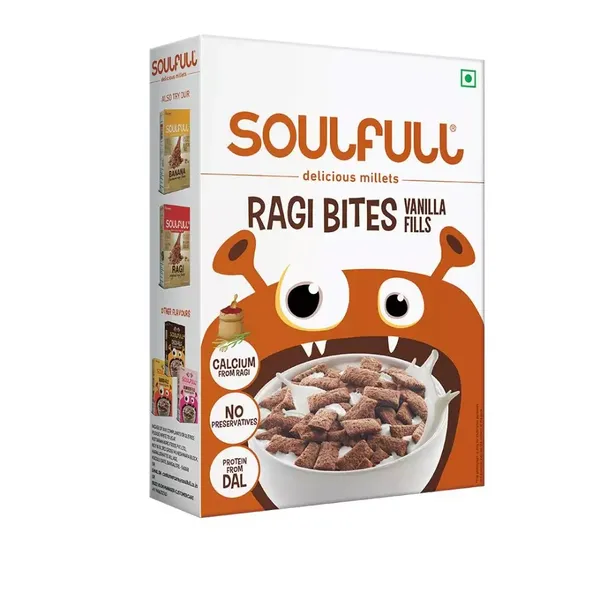 SOULFULL RAGI BITES VANILLA FILLS 250GM
