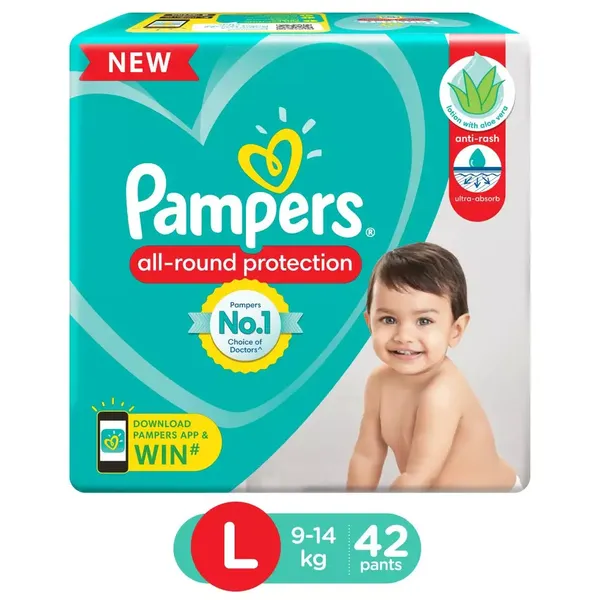 PAMP DIAP PANTS L 42PC