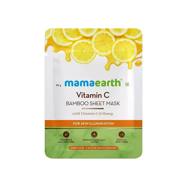MAMEARTH F/MASK VIT C BAMBOO 1PC