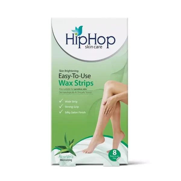 HIPHOP HR/WAX STRIPS ALOE VERA 8PC