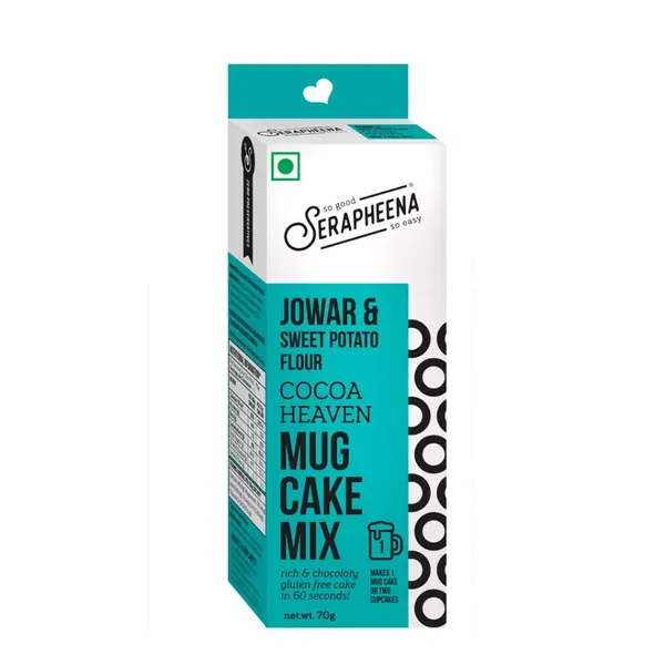 SERAPHEENA CAKE MIX COCOA HEVN CAKE 70GM