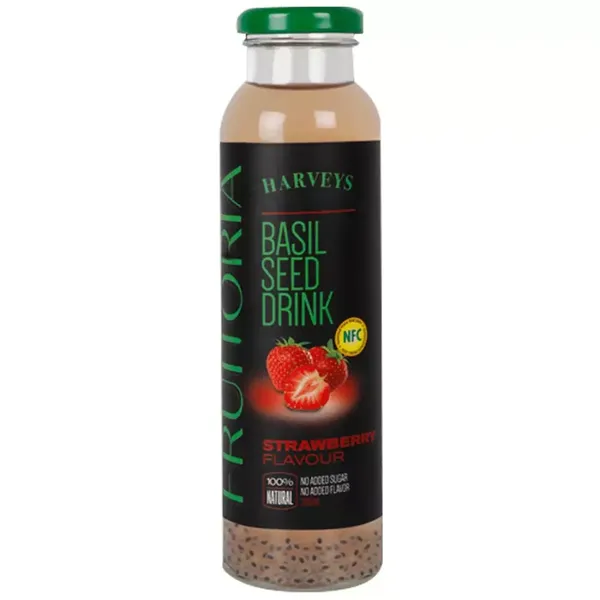 FRUITORIA BASIL SEED DRINK  STRAW 300ML