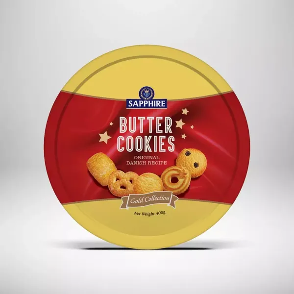 SAPPHIRE COOKIES BUT/GOLD SELEC 400GM