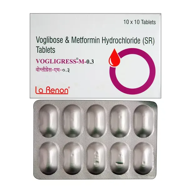 VOGLIGRESS-M 0.3MG 10TAB