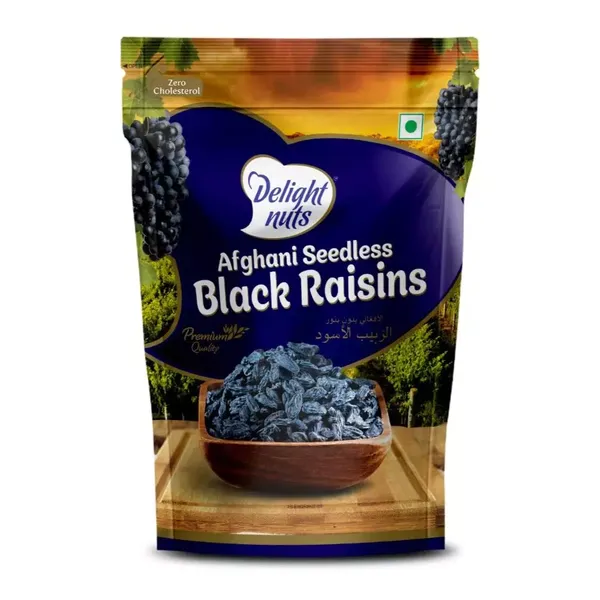 DELIGHT NUTS AFGHANI SEED B/RAISINS 200GM