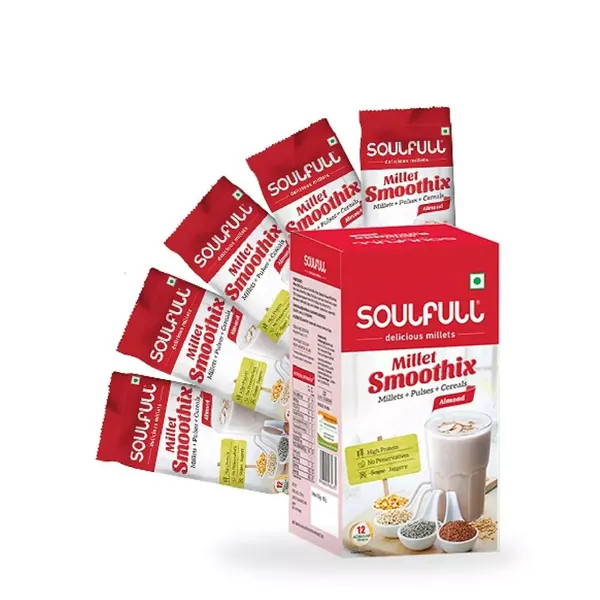 SOULFULL SMOOTHIX DISPEN.ALMOND 5X30GM