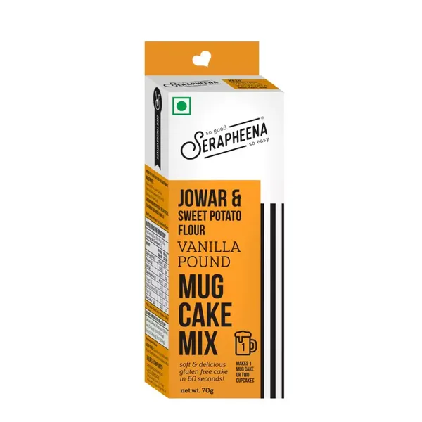 SERAPHEENA CAKE MIX VANILLA POUND 70GM