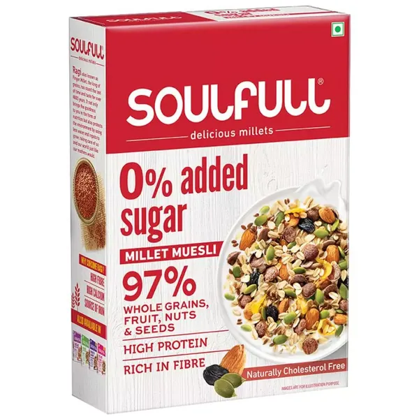 SOULFULL MILLET MUESLI DIET 400GM