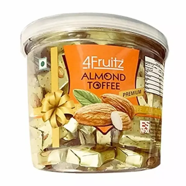 4FRUITZ ALMOND TOFFEE JAR 200GM