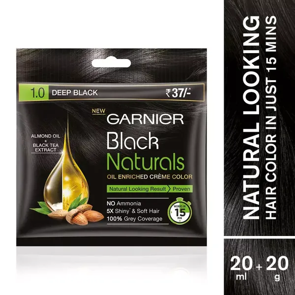 GARN HR/COLOR DEEP BLACK 1.0 20GM
