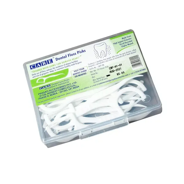 CARE DENTAL FLOSS PICKS 25PC