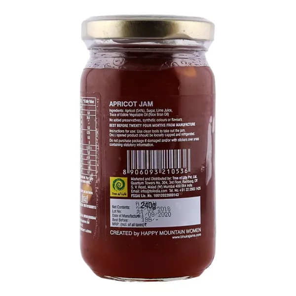 BHUIRA JAM APRICOT JAM 240GM