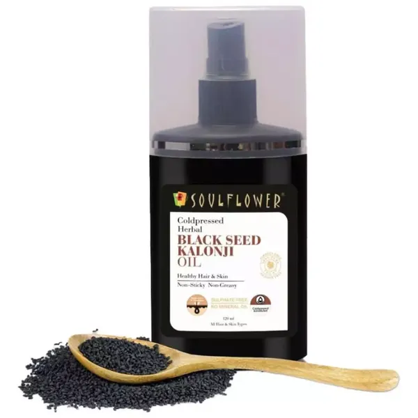 SOULFLOWER HR/OIL BLACK SEED KALONJI 120ML