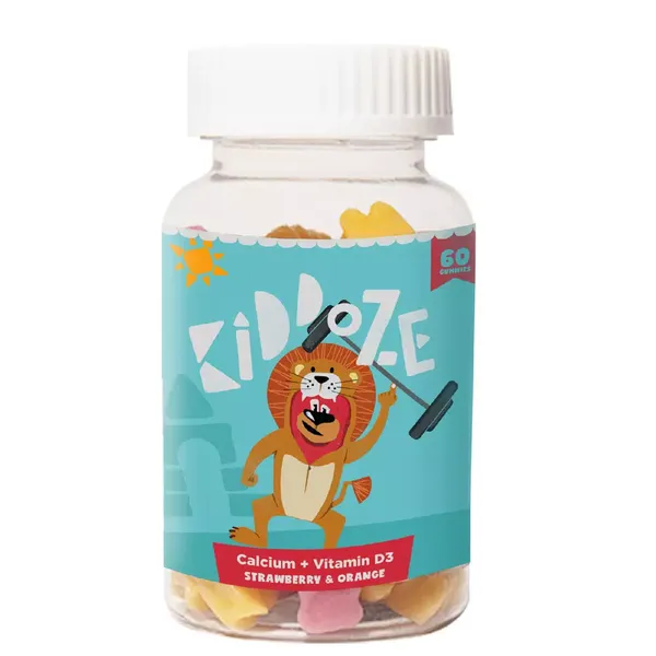 KIDDOZE CALCIUM &amp; VITAMIN D3 GUMMY 60PC