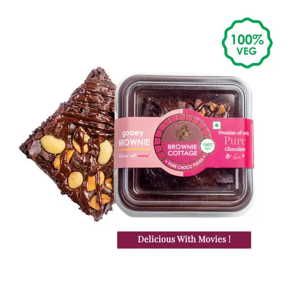 BROWNIE COTTAGE CHOCO FUDGE EGGLESS 70GM