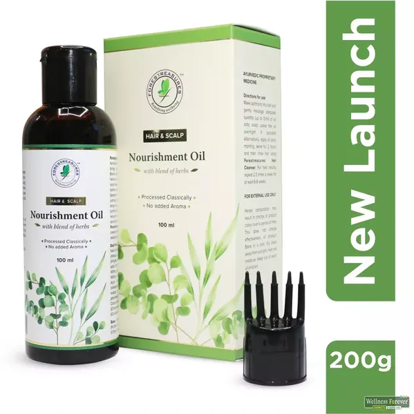FORESTREASURES HAIR SCALP NRSH OIL 100ML
