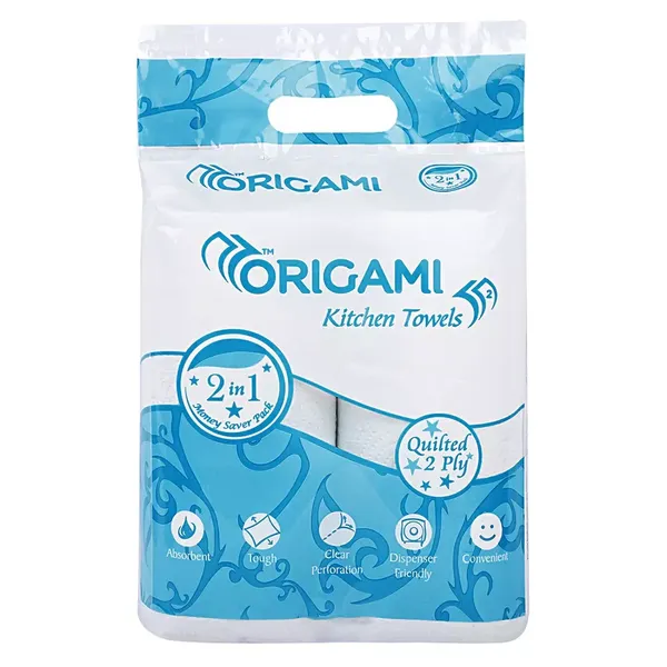 ORIGAMI SO-SOFT KITCHEN TOWEL 2X1PC