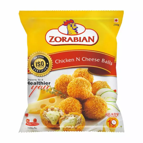 ZORABIAN CHI N CHEESE BALLS 250GM