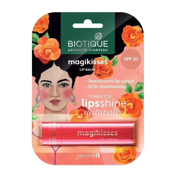 BIOT ADV/AYUR MAGIKISSES LIP BALM 4GM
