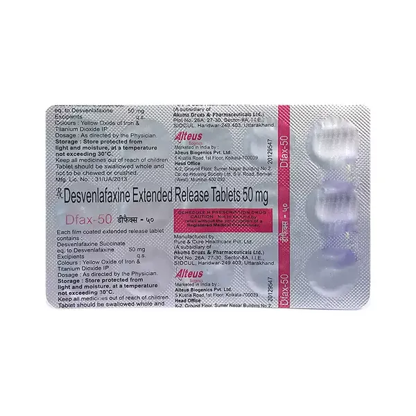 DFAX 50MG 15TAB