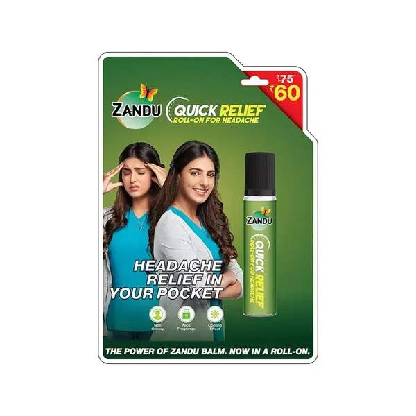 ZANDU QUICK RELIEF ROLL ON 9ML