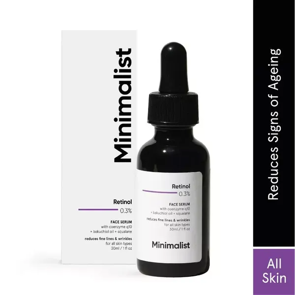 MINIMALIST 0.3% RETINOL FACE SERUM WITH 1PC