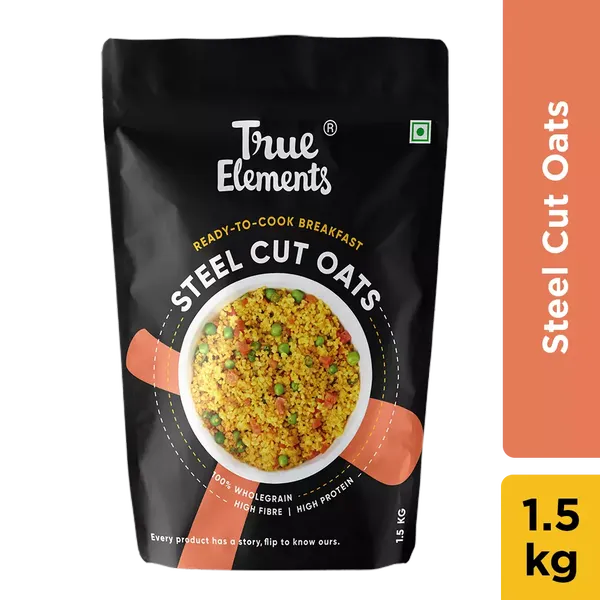 TRUE E OATS STEEL CUT 1.5KG