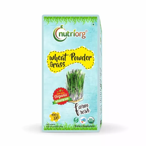 NUTRIORG ORGANIC WHEATGRASS POWDER 100GM