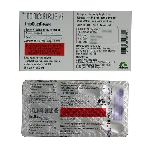 THIOQUEST TWIST 4MG 10CAP