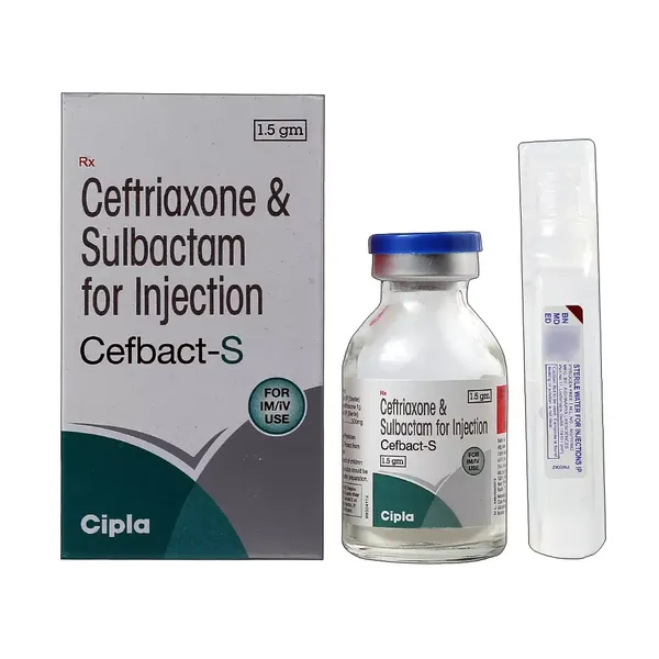 CEFBACT-S 1.5MG INJ VIAL